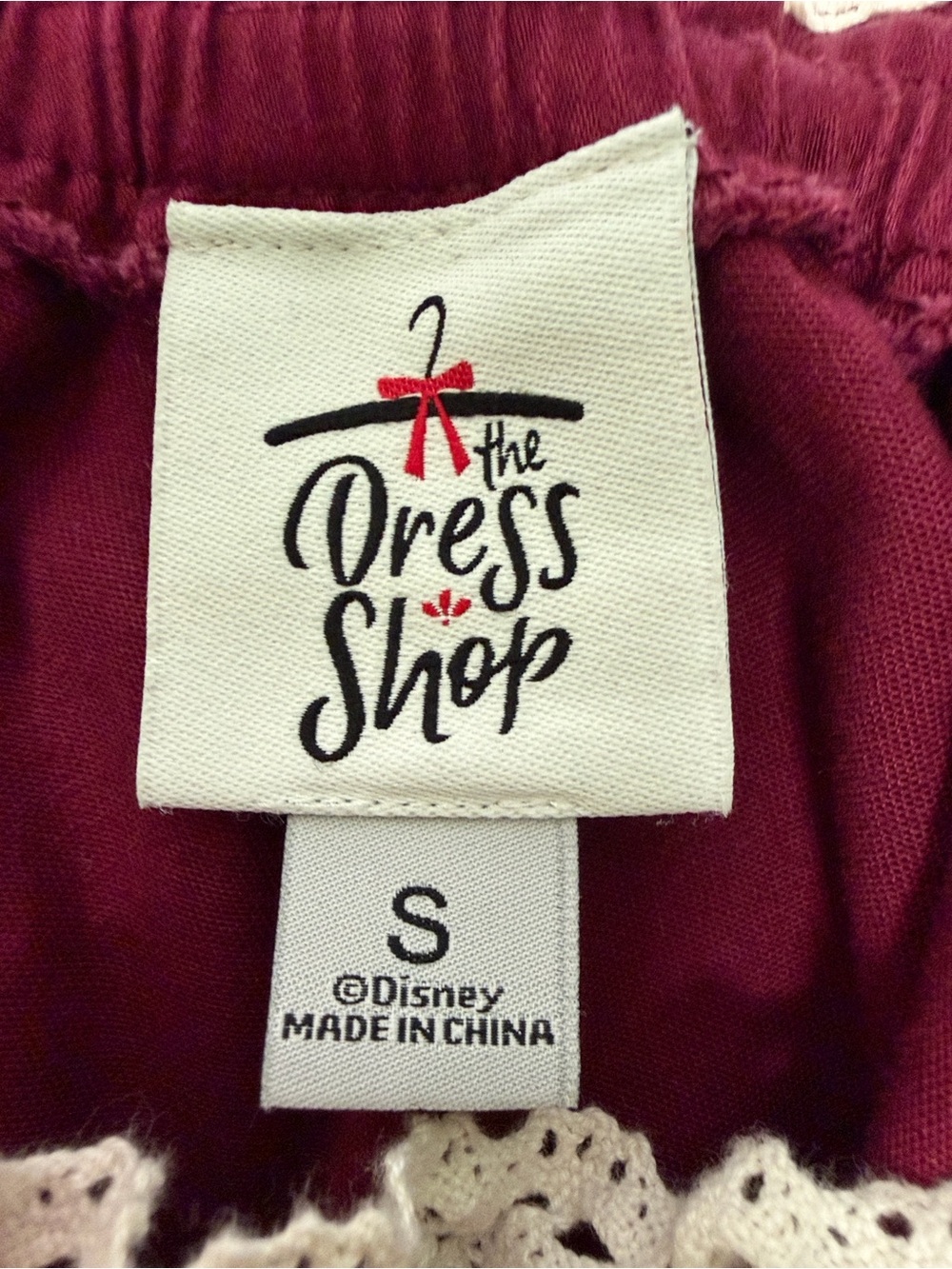 The Dress Shop Disney Pirates of the Caribbean Pirate Red Lace-up Dress Size S - Picture 9 of 13